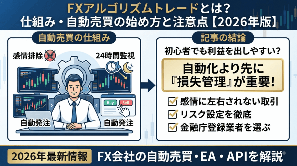 FXアルゴリズムトレードの説明
