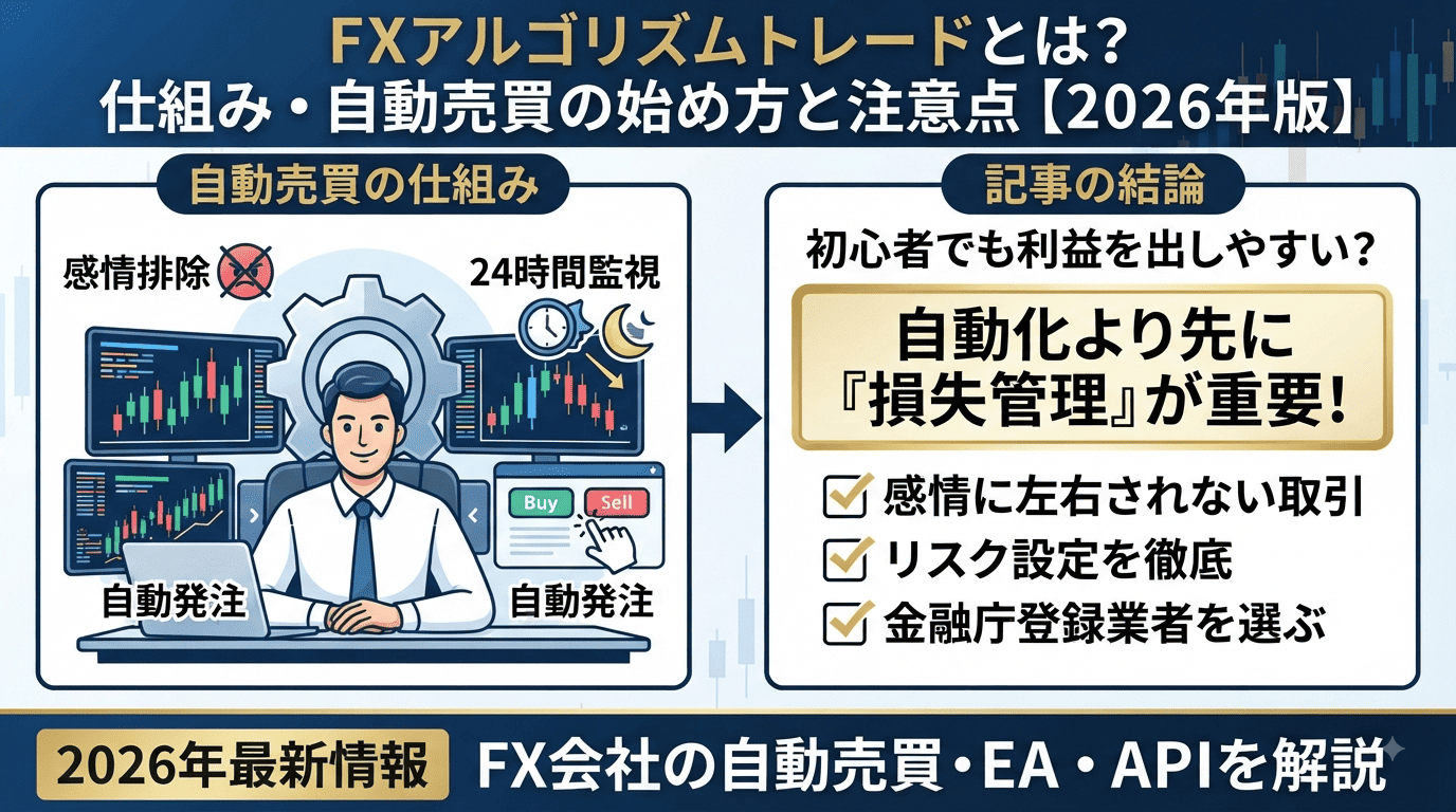 FXアルゴリズムトレードの説明